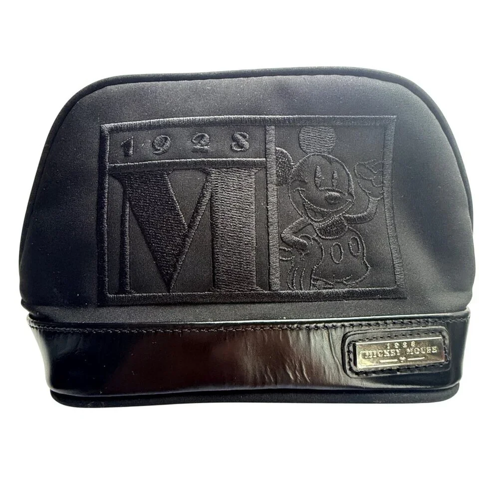 The Disney Store Y2K Mickey Mouse Black Leather 1928 3 Piece Set
